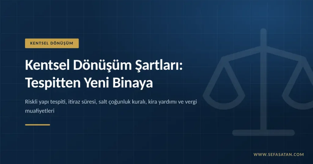 Kentsel dönüşüm şartları rehberinin kapak görseli